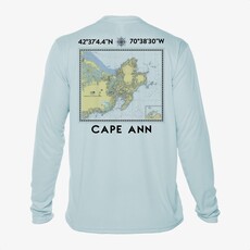 Surfari Surfari Cape Ann UPF 50+ L/S Solar Top Blue