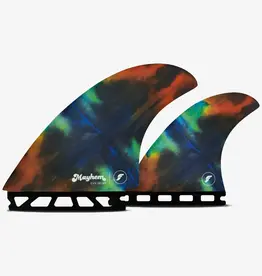 Futures Mayhem Evil Quad Honeycomb Fins Large Rainbow