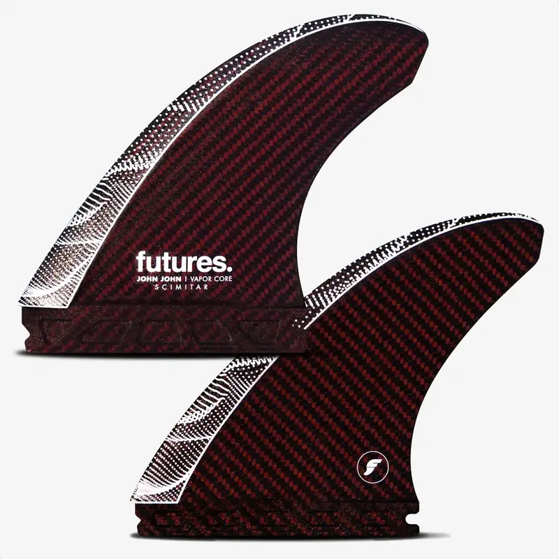Futures John John Florence Scimitar Vapor Core Thruster Red Large
