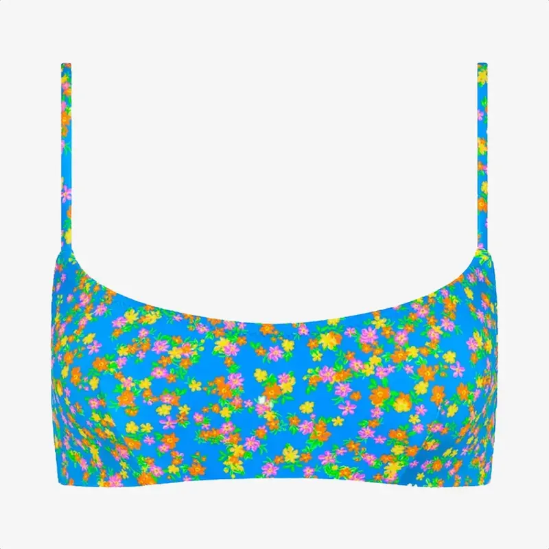 Kulani Kinis Invisible Underwire Crop Bikini Top La Belle FINAL SALE