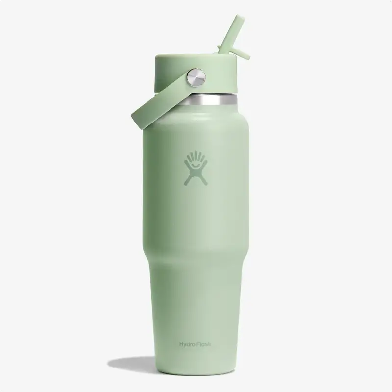Hydro Flask 32 oz Wide Mouth Travel Bottle with Flex Straw Cap