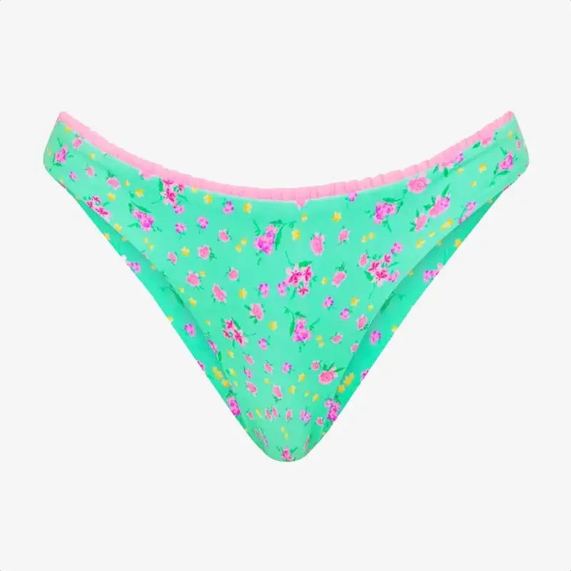 Kulani Kinis Kulani Kinis Decorative Full Coverage Bikini Bottom Mint Macaron
