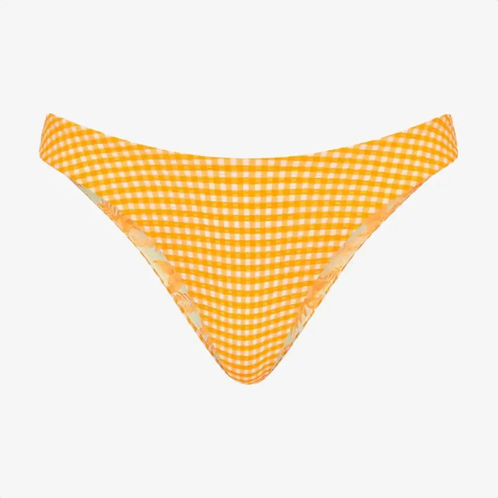 Kulani Kinis Kulani Kinis Minimal Full Coverage Bikini Bottom Orange Cream