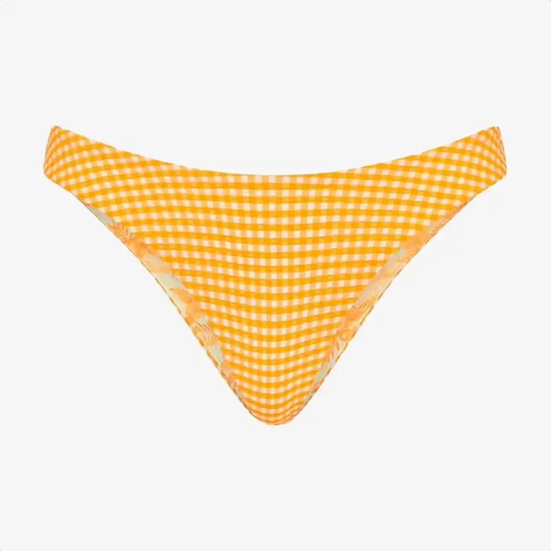 Kulani Kinis Kulani Kinis Minimal Full Coverage Bikini Bottom Orange Cream