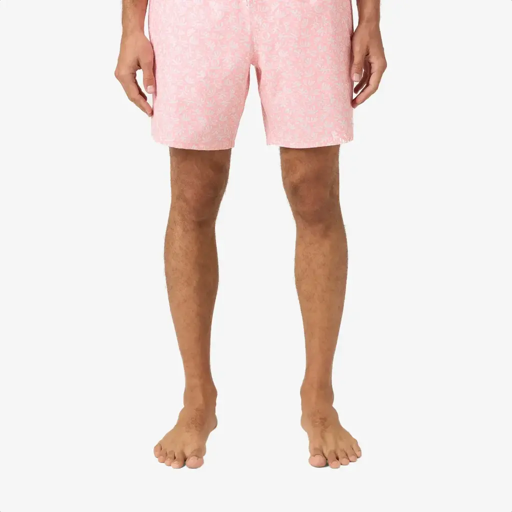 O'Neill O'Neill Hermosa Elastic Waist Lined 17" Swim Trunks Pink Foam