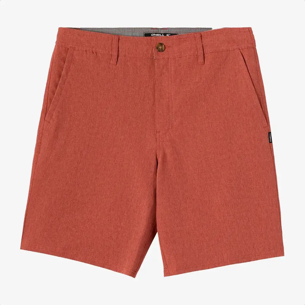 O'Neill O'Neill Reserve Heather 19" Hybrid Shorts Heather Mahogany