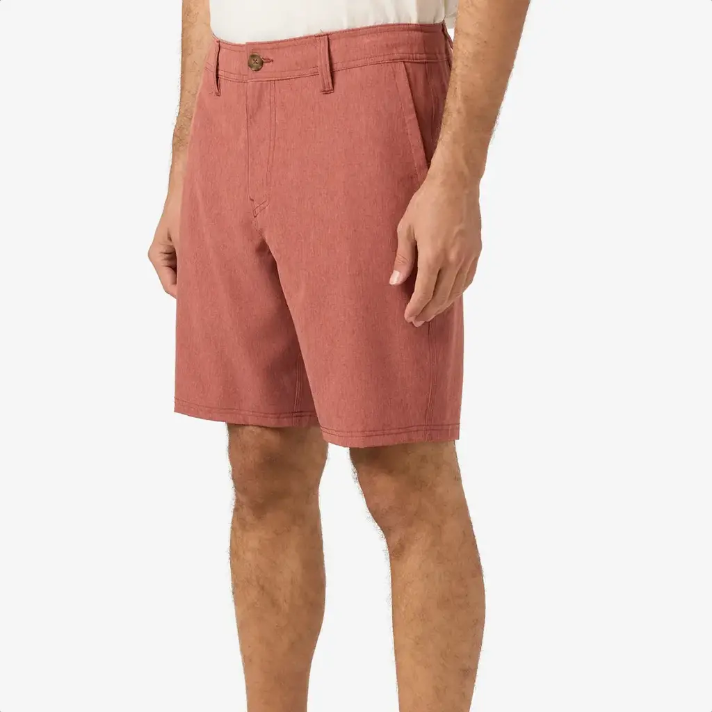 O'Neill O'Neill Reserve Heather 19" Hybrid Shorts Heather Mahogany