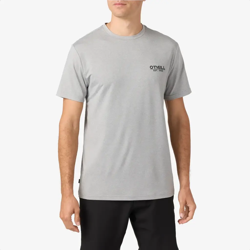 O'Neill O'Neill TRVLR UPF Isle Standard Fit Tee Heather Grey