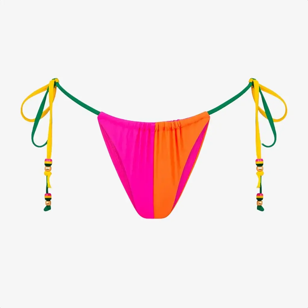 Kulani Kinis Kulani Kinis Splice Gathered Tie Bikini Bottom Passionfruit Punch