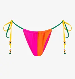 Kulani Kinis Kulani Kinis Splice Gathered Tie Bikini Bottom Passionfruit Punch
