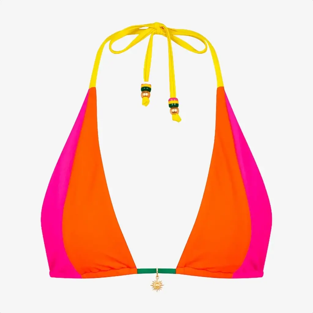 Kulani Kinis Kulani Kinis Splice Triangle Bikini Top Passionfruit Punch