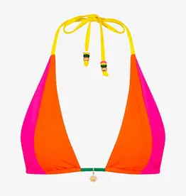 Kulani Kinis Kulani Kinis Splice Triangle Bikini Top Passionfruit Punch