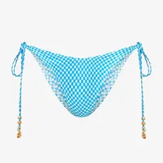 Kulani Kinis Kulani Kinis Dipped Cheeky Tie Bikini Bottom Checkmate