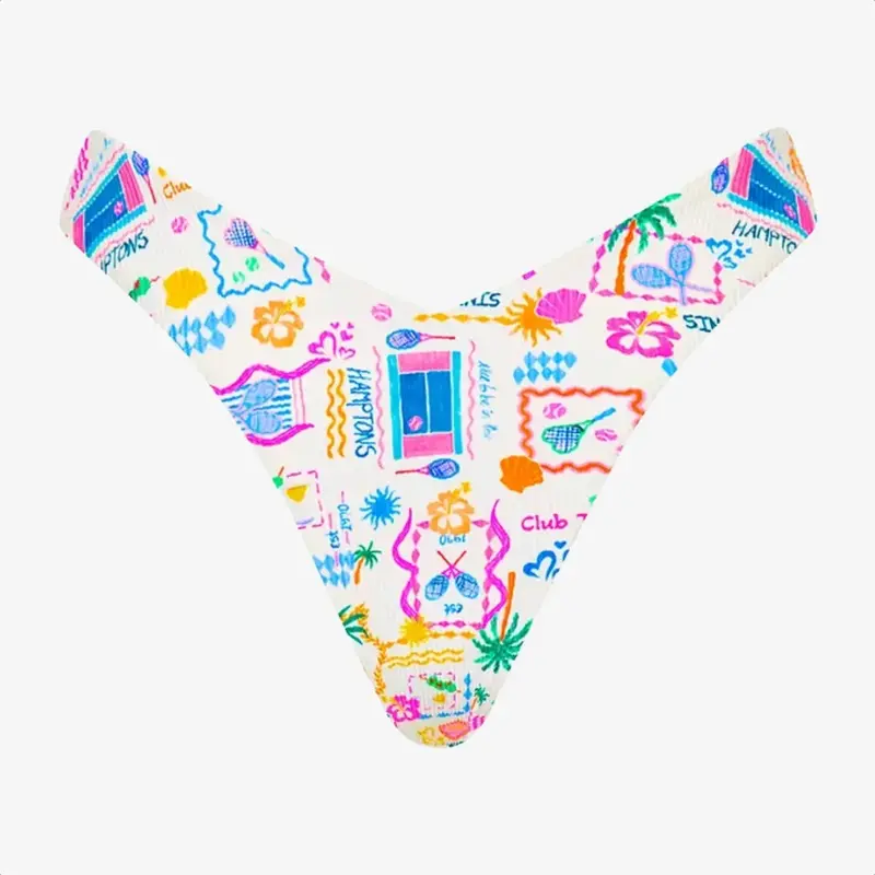 Kulani Kinis Y Cheeky Bikini Bottom Coconut Club FINAL SALE