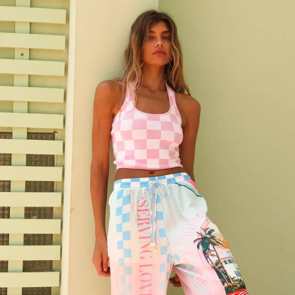 Kulani Kinis Kulani Kinis Knit Halter Tank Top Love Match