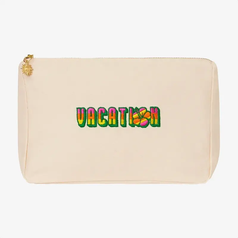 Kulani Kinis Kulani Kinis Embroidered Beach Pouch