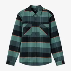 O'Neill O’Neill Richmond Flannel Standard Fit Long Sleeve Shirt Black