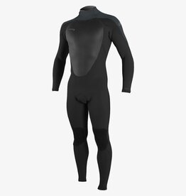 O'Neill Men's Epic 4/3mm Back Zip Full Wetsuit Black/Gunmetal