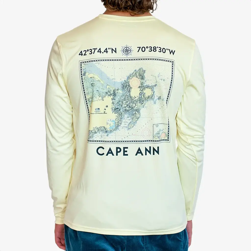 Surfari Surfari Cape Ann UPF 50+ L/S Solar Top Yellow