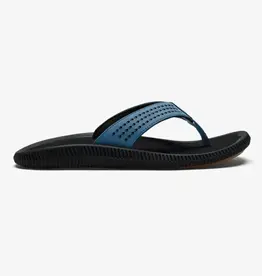 OluKai Ulele Men's Beach Sandal Blue Fog / Lava Rock
