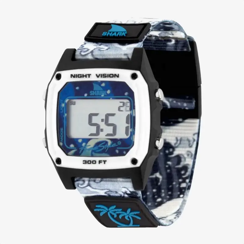 Freestyle Luke Davis Signature Shark Classic Clip White Wave