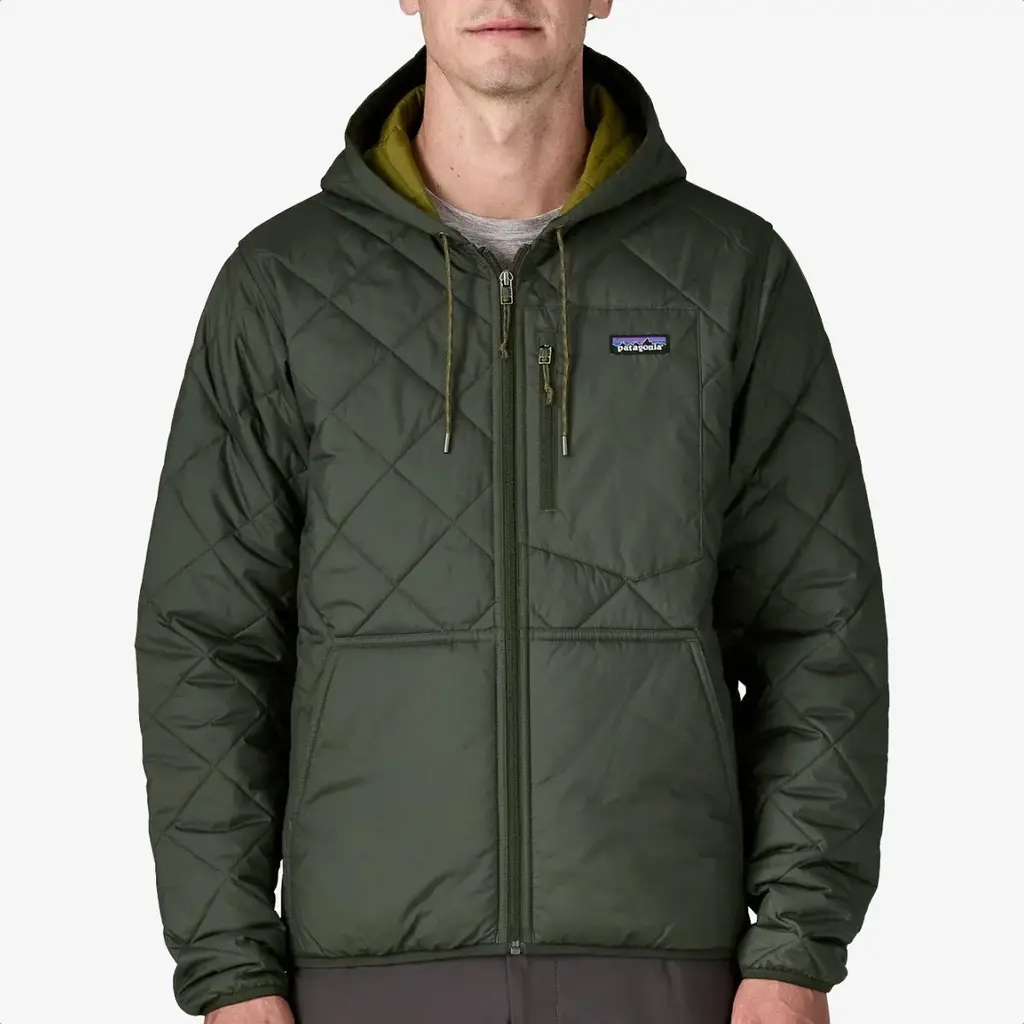 Patagonia Patagonia Men's Diamond Quilted Bomber Hoody Old Growth Green