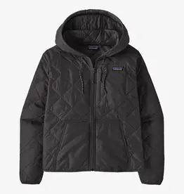 Patagonia Women's Diamond Quilted Bomber Hoody Black