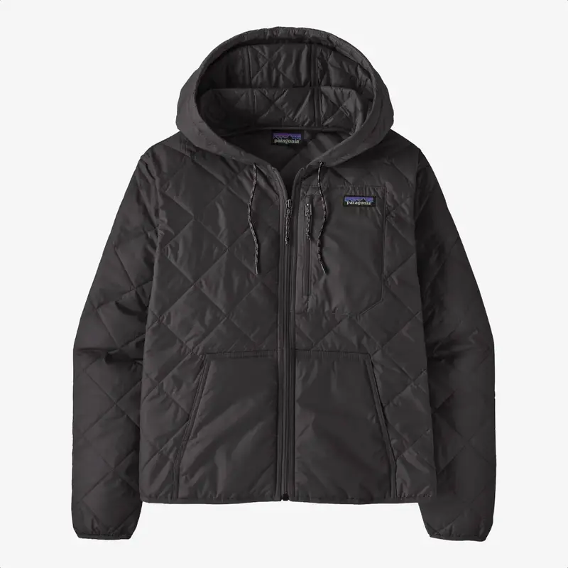 Patagonia Women's Diamond Quilted Bomber Hoody Black