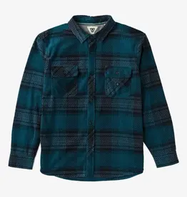 Vissla Eco-zy Long Sleeve Polar Flannel Deep Water