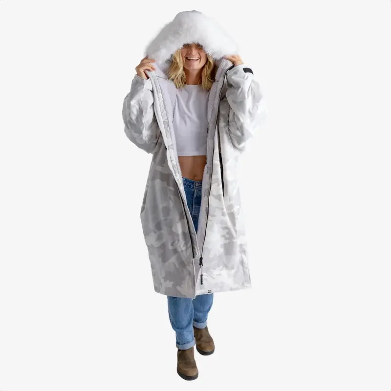 dryrobe Advance Changing Robe Alpine White Camo