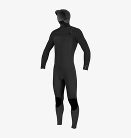 O'Neill Youth Hyperfreak 5.5/4+mm Chest Zip Full W/Hood Wetsuit Black