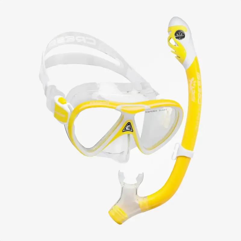 Cressi Cressi Kids' Pegaso Mask and Iguana Semi-Dry Snorkel