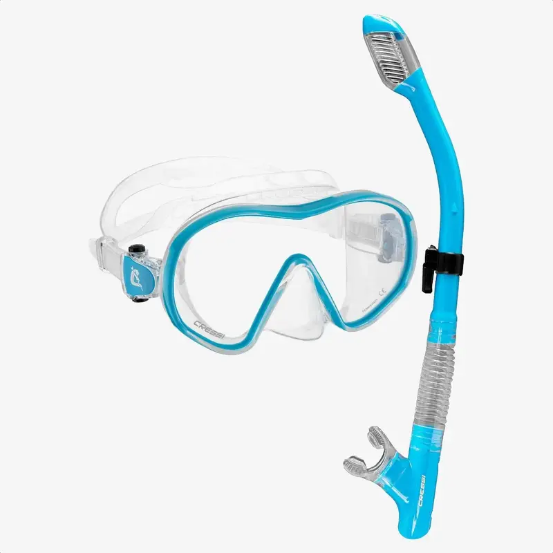 Cressi F-Dual Mask & Tao Dry Snorkel