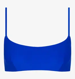 Kulani Kinis Invisible Underwire Crop Bikini Top Blue Lagoon