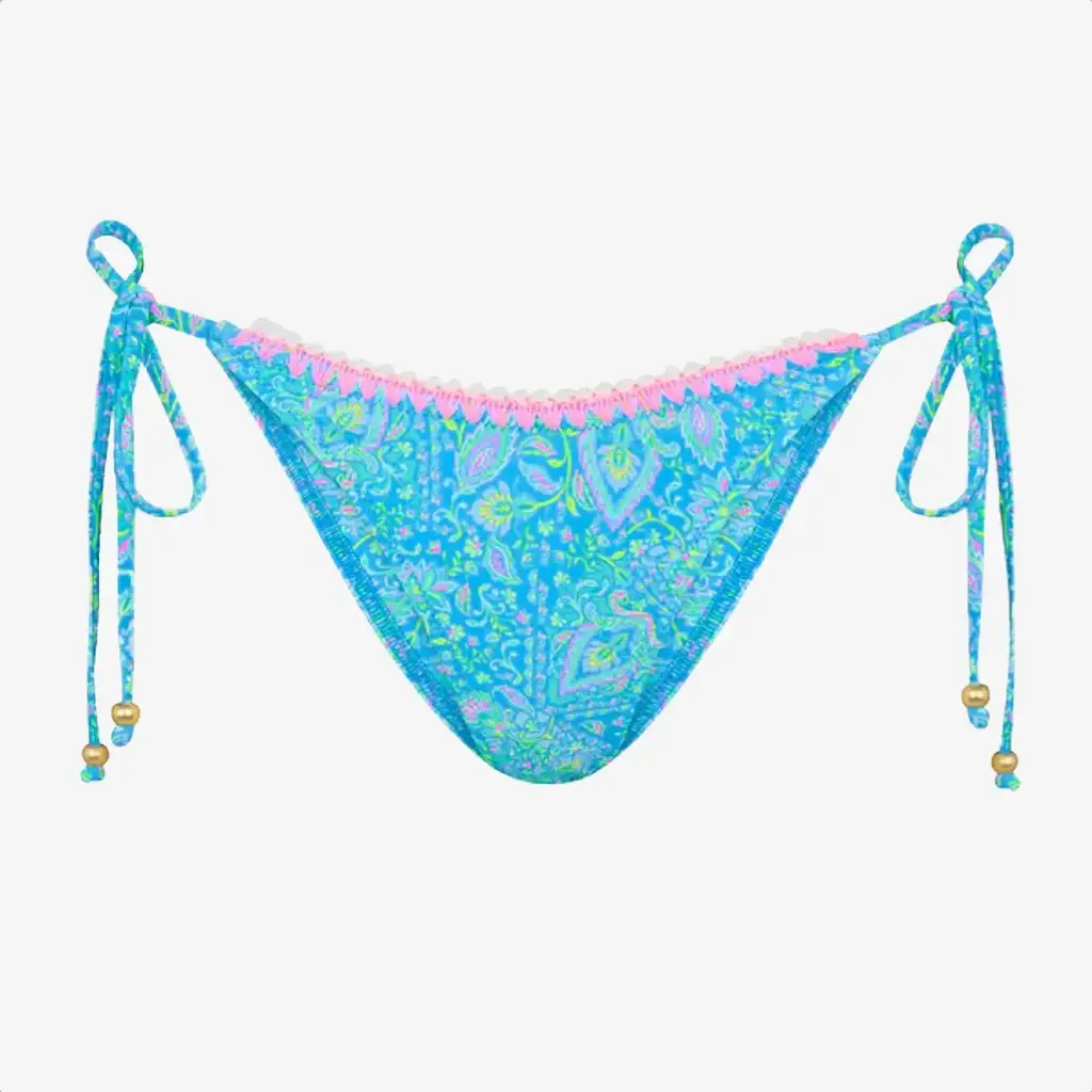 Kulani Kinis Kulani Kinis Crochet Dipped Cheeky Tie Bikini Bottom Stargaze