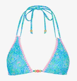 Kulani Kinis Crochet Halter Bikini Top Stargaze