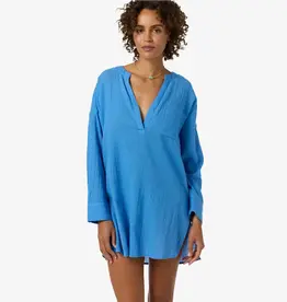 O'Neill Belizin Long Sleeve Cover-Up Dress Blue