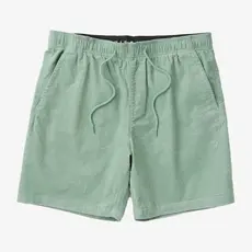 Vissla Vissla No See Ums Cord Eco 17" Elastic Walkshort Aloe