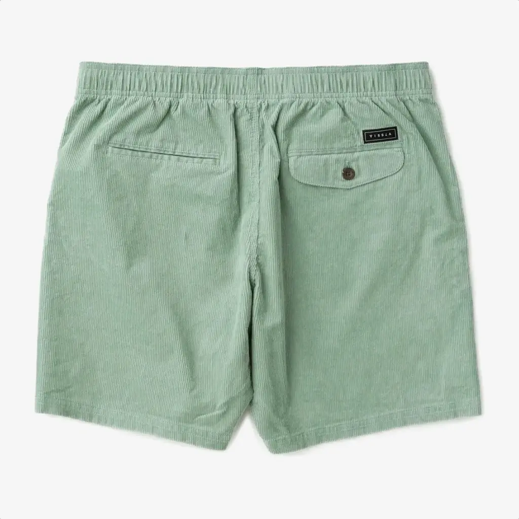 Vissla Vissla No See Ums Cord Eco 17" Elastic Walkshort Aloe