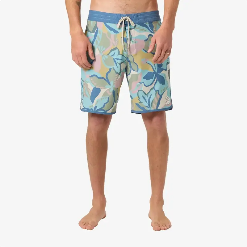 O'Neill O'Riginals Print Scallop 18" Boardshorts Blue FSN 2