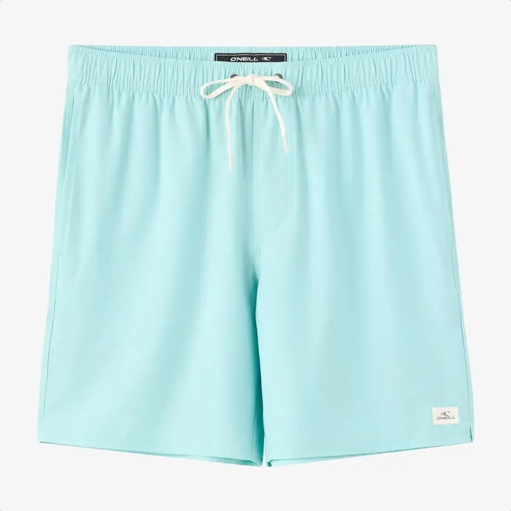 O'Neill O'Neill Lennox Hermosa Solid Volley 17" Swim Trunks Canal Blue