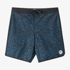 O'Neill O'Neill O'Riginals Print Scallop 18" Boardshorts Blue FSN 2