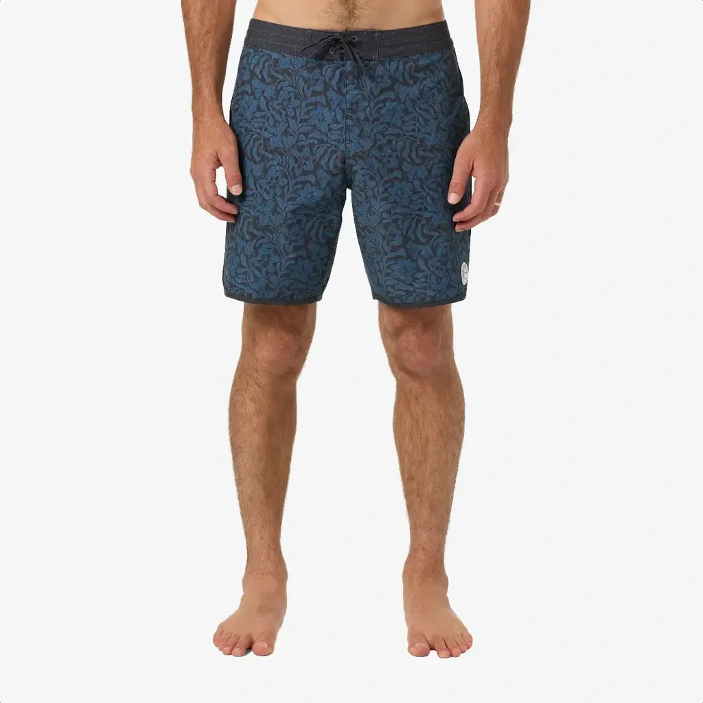 O'Neill O'Neill O'Riginals Print Scallop 18" Boardshorts Blue FSN 2