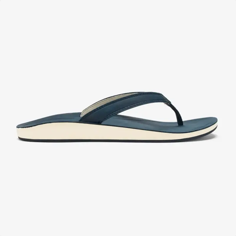 OluKai Southshore Women's Leather Beach Sandal Mood Indigo