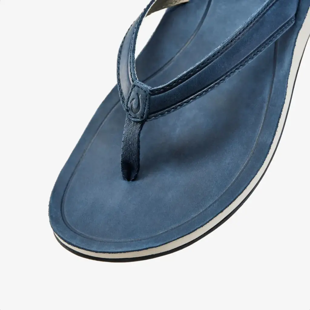 OluKai OluKai Southshore Women's Leather Beach Sandal Mood Indigo