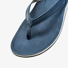 OluKai OluKai Southshore Women's Leather Beach Sandal Mood Indigo