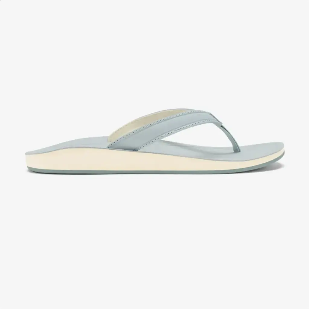 OluKai OluKai Southshore Women's Leather Beach Sandal Blue Pearl