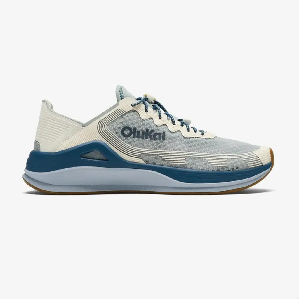 OluKai OluKai 'Ahi Men’s Performance Marine Shoe Blue Pearl / White Sand
