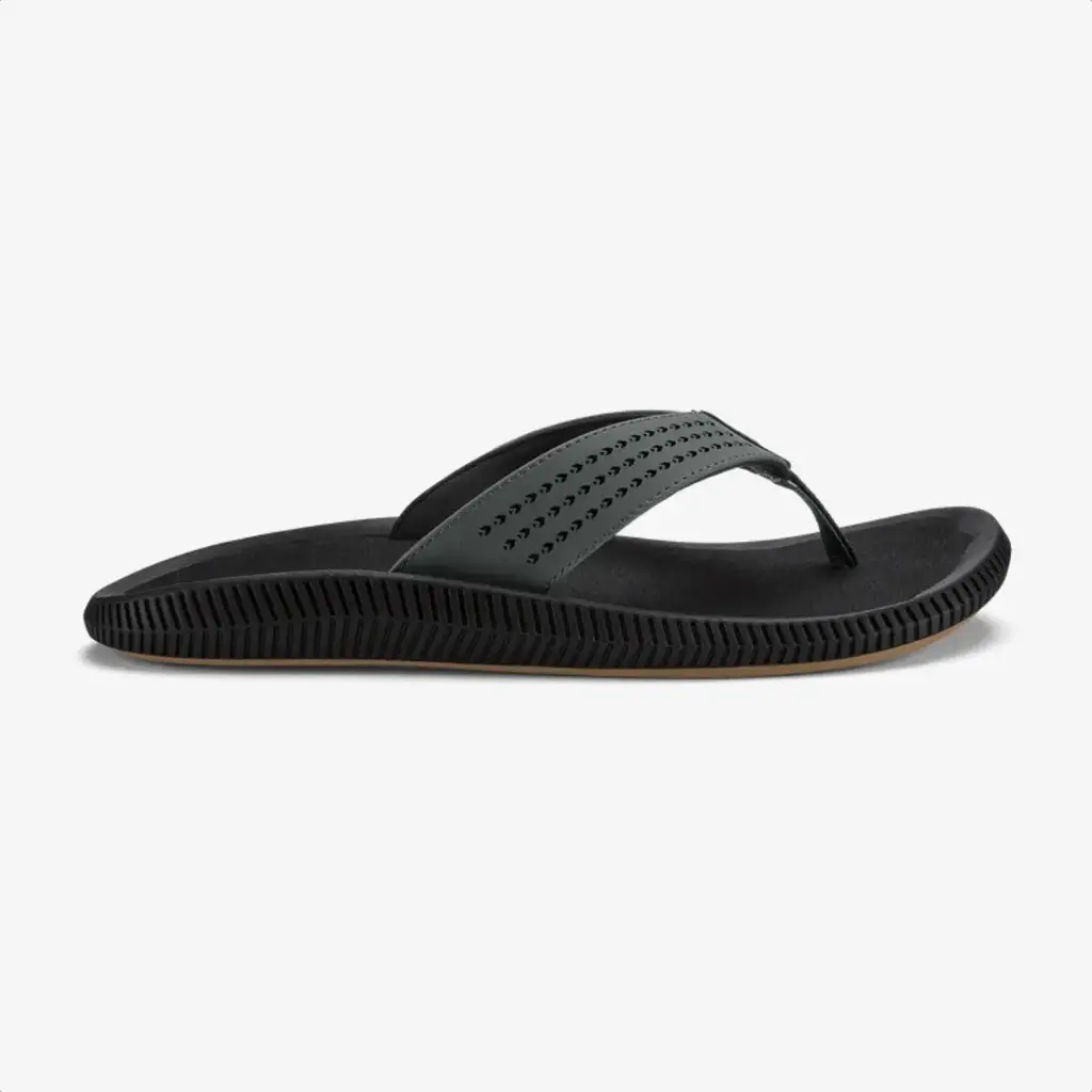 OluKai OluKai Ulele Men's Beach Sandal Lava Rock / Lava Rock