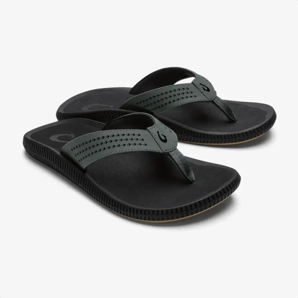 OluKai OluKai Ulele Men's Beach Sandal Lava Rock / Lava Rock